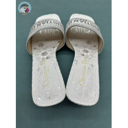 디올 디웨이(DWAY)슬라이드 뮬 슬리퍼