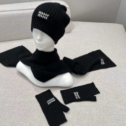 샤넬 米范 모자 498 머플러 698 장갑 368