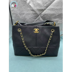 지존샵  샤넬 스몰 쇼핑백 블랙 AS5634