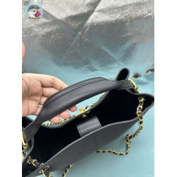 지존샵  샤넬 스몰 쇼핑백 블랙 AS5634