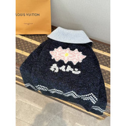 루이비통(Louis Vuitton) 지퍼 니트드 블루종 가디건 VIP