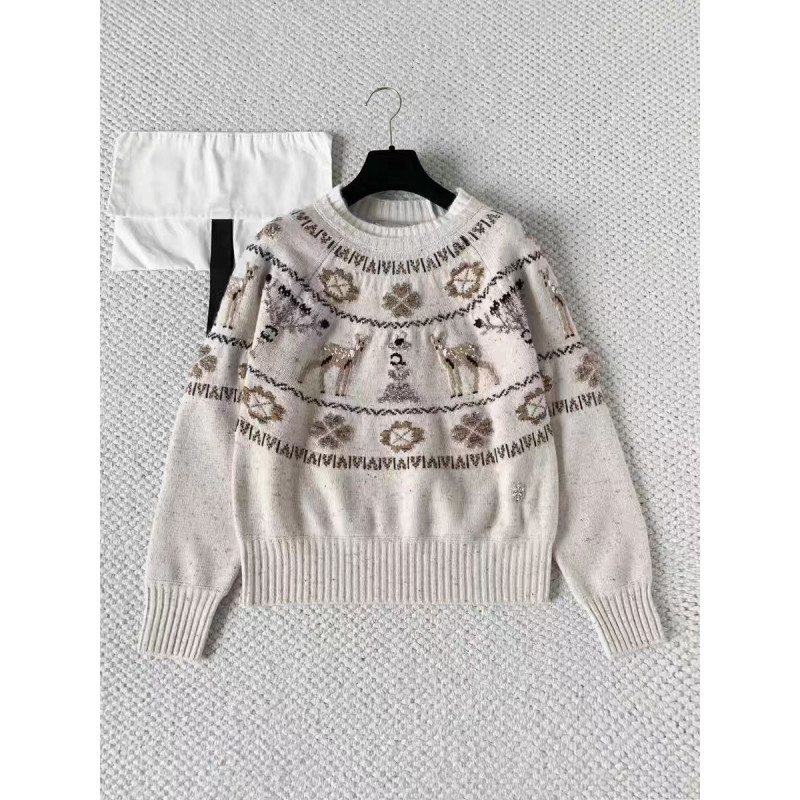 샤넬 크루넥 니트 스웨터 VIP