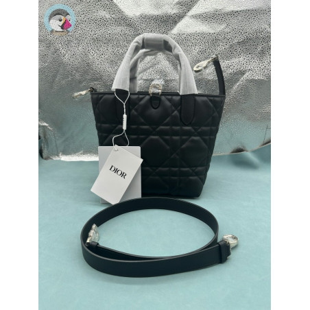 엔젤샵 디올 뚜주흐 버티컬 나노 토트백 블랙 매크로까나쥬 송아지 가죽