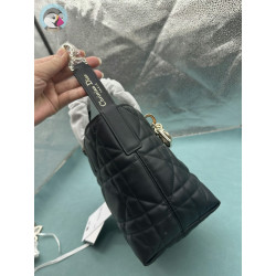 엔젤샵 디올 뚜주흐 버티컬 나노 토트백 블랙 매크로까나쥬 송아지 가죽