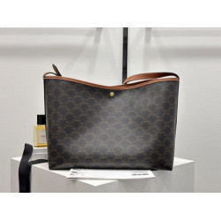 백경 셀린느(Celine) 트리옹프 소프트 쇼퍼 백(Soft Shopper Bag) 캔버스 카프스킨  白鲸