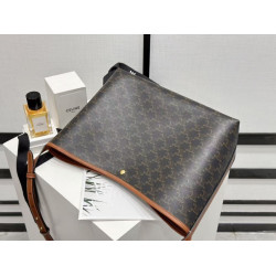 백경 셀린느(Celine) 트리옹프 소프트 쇼퍼 백(Soft Shopper Bag) 캔버스 카프스킨  白鲸