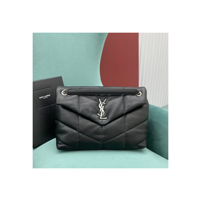 입생로랑(Saint Laurent) 나파 퀼팅 푸퍼 스몰 숄더백