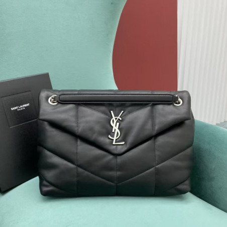 입생로랑(Saint Laurent) 나파 퀼팅 푸퍼 스몰 숄더백