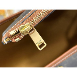 백경 셀린느(Celine) 트리옹프 소프트 쇼퍼 백(Soft Shopper Bag) 캔버스 카프스킨  白鲸