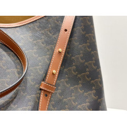 백경 셀린느(Celine) 트리옹프 소프트 쇼퍼 백(Soft Shopper Bag) 캔버스 카프스킨  白鲸