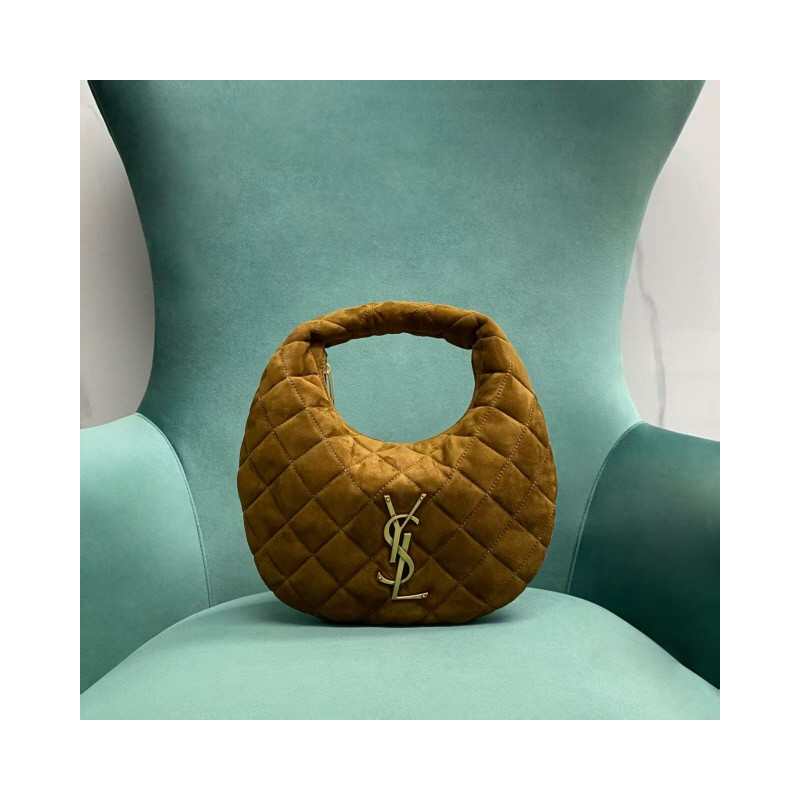 입생로랑 이카리노 미니 퀼팅 스웨이드 토트백(Icarino Mini Quilted Suede Tote Bag)