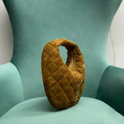 입생로랑 이카리노 미니 퀼팅 스웨이드 토트백(Icarino Mini Quilted Suede Tote Bag)