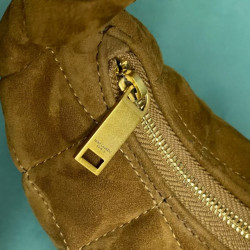 입생로랑 이카리노 미니 퀼팅 스웨이드 토트백(Icarino Mini Quilted Suede Tote Bag)