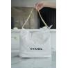 팬더샵 샤넬 22백 화이트 골드체인  Chanel 22 bag