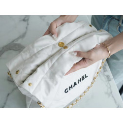 팬더샵 샤넬 22백 화이트 골드체인  Chanel 22 bag