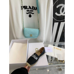 끌로에 데님 에스파듀 플랫 슈즈