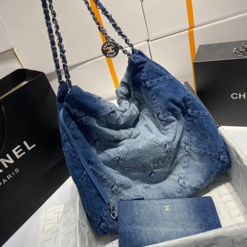 샤넬 데님 22백 Chanel 22 Handbag