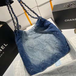 샤넬 데님 22백 Chanel 22 Handbag