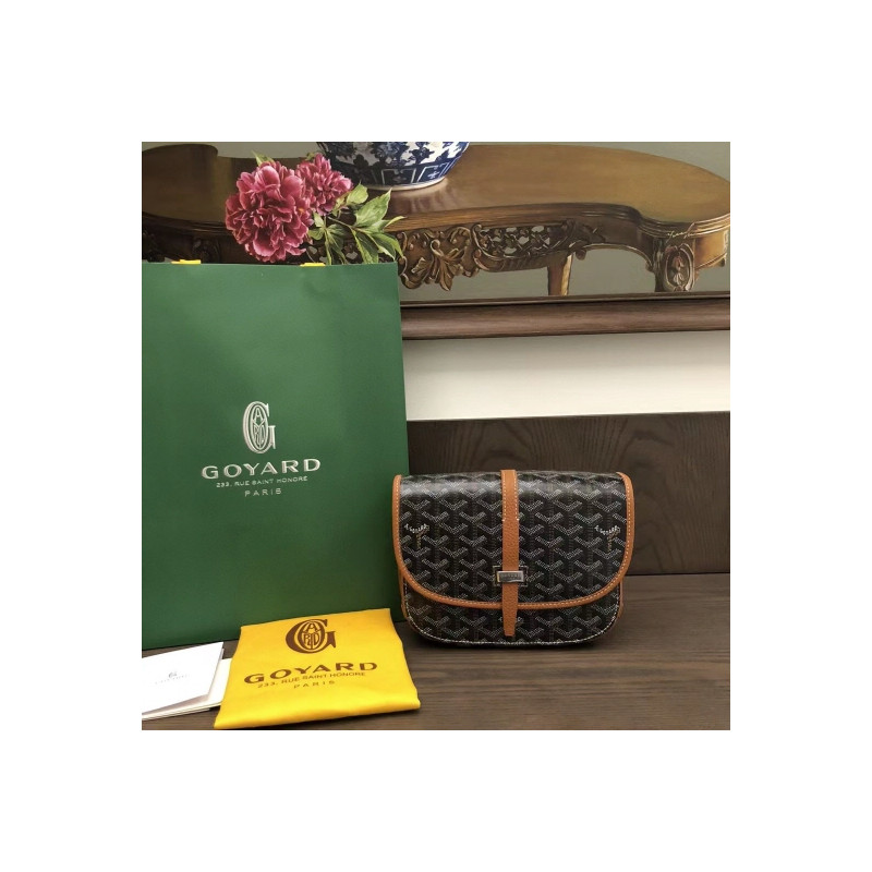 고야드 벨베데르 크로스백 버건디색 GOYARD BELVEDERE BAG