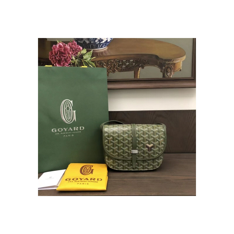 고야드 벨베데르 크로스백 녹색 GOYARD BELVEDERE BAG