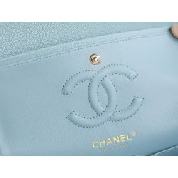 샤넬 클래식 미듐 플랩백 캐비어 금장 Chanel Classic Flap Medium -小九