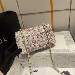 샤넬 트위드 클래식 플랩백 금장 Chanel Classic Flap BAG Gold-Tone Metal