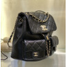 샤넬 듀마 투포켓 백팩 스몰 블랙 AS3787   CHANEL  16.5CM