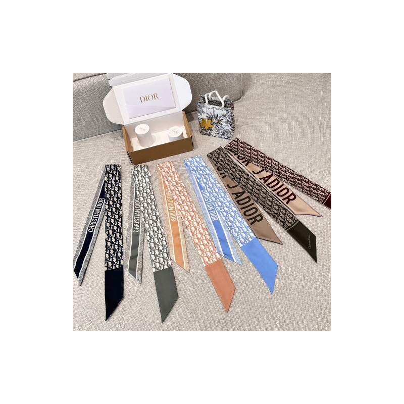 디올 오블리크 미차 스카프(Dior Oblique Mitzah Scarf) -米饭