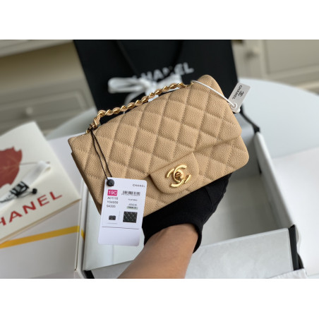 샤넬  클래식 뉴미니 캐비어 플랩백 금장 Chanel NEWMINI Classic Flap BAG Gold-Tone Metal  20CM