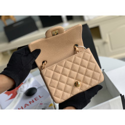 샤넬 클래식 미니 캐비어 플랩백 금장 Chanel MINI Classic Flap BAG Gold-Tone Metal  17CM