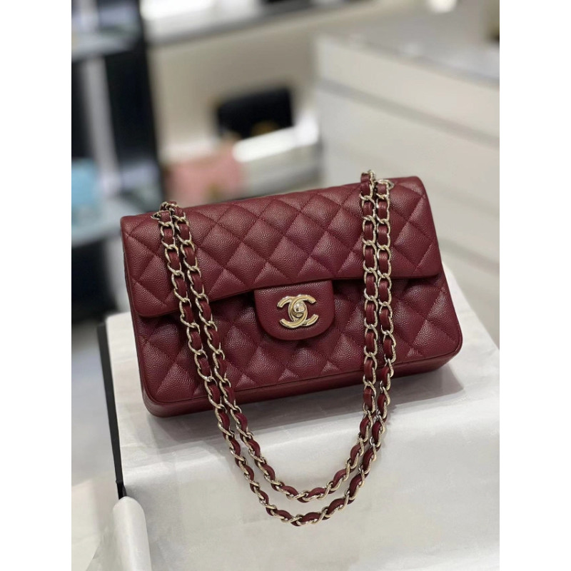 샤넬 클래식 스몰 플랩백 캐비어 금장 Chanel Classic Flap Small BAG-HOHO 23CM