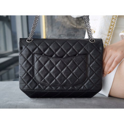 팬더샵 샤넬 클래식 블랙 체인 빈티지 숄더백 CHANEL 2.55 REISSUE BAG CLASSIC 28CM