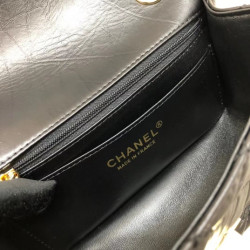 샤넬 빈티지 2.55 플랩백 CHANEL 2.55 FLAP BAG Gold-Tone Metal   20CM