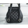 팬더샵 샤넬 램스킨 듀마백팩 블랙-CHANEL SMALL DUMA POCKETS DRAWSTRING BACKPACK AS2908