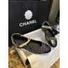 샤넬 투톤 발레리나 진주 메리제인 플랫슈즈 G38986 CHANEL-해피샵