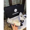 샤넬 투톤 발레리나 진주 메리제인 플랫슈즈 G38986 CHANEL-해피샵