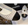 샤넬 투톤 발레리나 진주 메리제인 플랫슈즈 G38986 CHANEL-해피샵