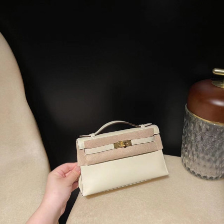 에르메스 미니켈리포쉐트  hermes kelly mini pochette-小熊