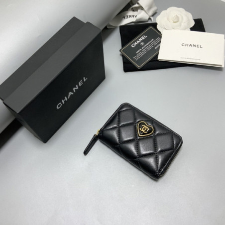 샤넬 하트 지퍼돌이 지갑 CHANEL WALLET