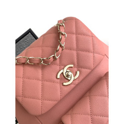 샤넬 23K 캐비어 듀마 쓰리포켓 핑크 백팩 AS4399 CHANEL 19.5CM