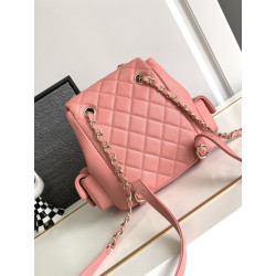 샤넬 23K 캐비어 듀마 쓰리포켓 핑크 백팩 AS4399 CHANEL 19.5CM