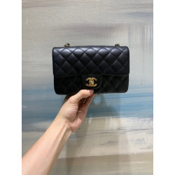 지존샵 샤넬 클래식 뉴미니 플랩백 금장 Chanel NEWMINI Classic Flap BAG  Gold-Tone Metal  20CM