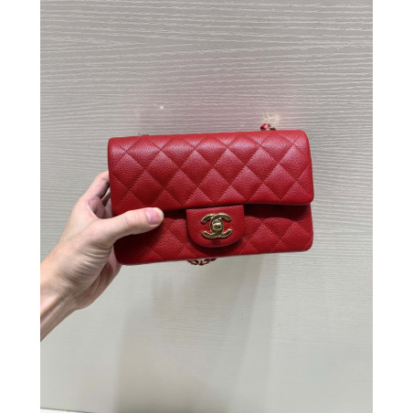 지존샵 187 샤넬 클래식 뉴미니 플랩백 금장 Chanel NEWMINI Classic Flap BAG  Gold-Tone Metal  20CM