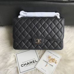 샤넬  클래식 캐비어 플랩백 금장 Chanel...