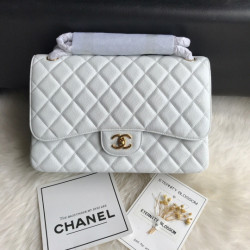 샤넬  클래식 캐비어 플랩백 금장 Chanel...