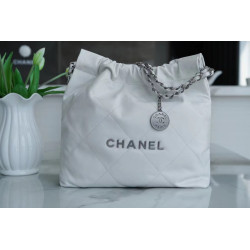 팬더샵 샤넬 22백 화이트 실버체인  Chanel...