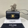 셀린느 틴 트리옹프백 샤이니 카프스킨-블랙프레임 20CM X 10CM X 4CM