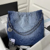 샤넬 22백 스티치 데님  CHANEL 22 DENIM 35CM/39CM