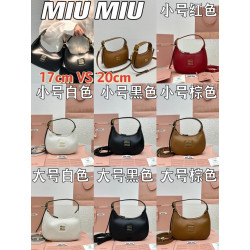 MIUMIU 20CM X 17CM X 6CM