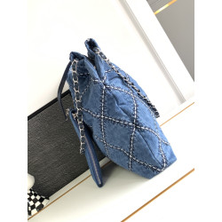 샤넬 22백 스티치 데님  CHANEL 22 DENIM 35CM/39CM